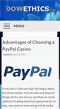 Mobile Screenshot of dowethics.com
